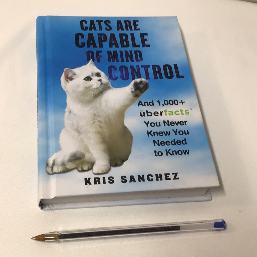 Facts book Cats Are Capable of Mind Control Fun Facts Book Kris Sanchez